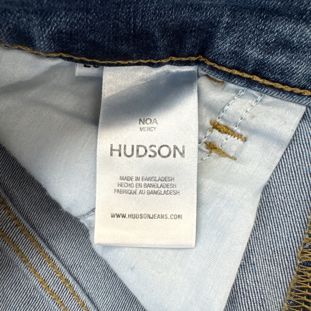 Hudson Women’s Noa Mercy High Rise Straight Leg Ankle Jeans Size 28 Cropped - Picture 4 of 10